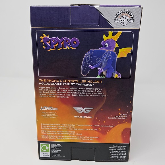 Gaming Cable Guy Spyro The Dragon Charging Controller and Device Holder - Picture 8 of 12